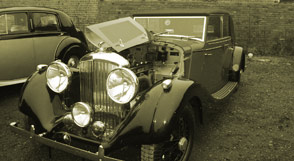 Bentley car restoration example